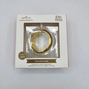 New! Hallmark Premium The One Ring Lord of The Rings Christmas Tree Ornament